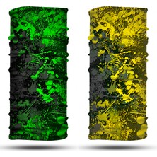 Dair Aksesuar 2'li Set Bandana Erkek Bandana Kadın Bandana Motosiklet Bandana Boyunluk Balaklava Outdoor Maske