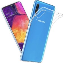 Newface Samsung Galaxy A50 Kılıf Lüx Şeffaf Silikon 13