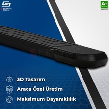 S-Dizayn Chery Tiggo7 Pro NewLine Siyah Yan Basamak 183 Cm 2022 Üzeri A+ Kalite