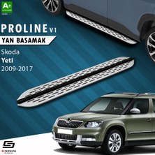 S-Dizayn Skoda Yeti OEM Still Pro V1 Aluminyum Yan Basamak 173 Cm 2009-2017 A+ Kalite