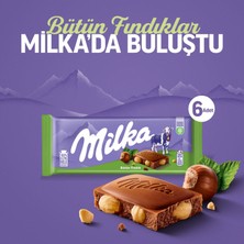 Milka Whole Nut Bütün Fındıklı Tablet Çikolata 90 gr - 6 Adet