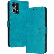 BDT Boutique Kart Yuvası ile Oppo Oppo 7 4g Pu Deri Saf Renk Için Flip Case (Yurt Dışından)