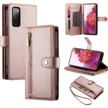 BDT Boutique Samsung Galaxy S20 Fe Bilek Kayışı Çok Fonksiyonlu Kart Yuvaları Için Flip Case (Yurt Dışından)