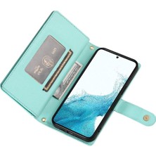 BDT Boutique Samsung Galaxy S22 Cüzdan Bölmesi Çok Fonksiyonlu Kart Için Flip Case (Yurt Dışından)