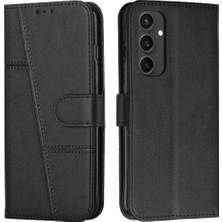 BDT Boutique Samsung Galaxy S24 Fe Kart Ekleme Kickstand Pu Deri Için Flip Case (Yurt Dışından)