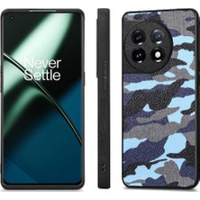 BDT Boutique Oneplus 11 Camo Tasarım Hafif Anti Damla Kablosuz Şarj Için Kılıf (Yurt Dışından)