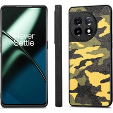 BDT Boutique Oneplus 11 Camo Tasarım Hafif Anti Damla Kablosuz Şarj Için Kılıf (Yurt Dışından)