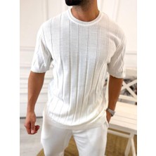 T-Shirt Nefes Alabilen Terletmez Bisiklet Yaka Tshirt Oversize  Bol Kesim Tişört