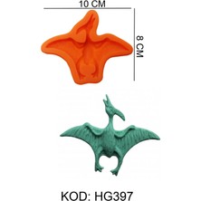 Dinozor Figürlü Gıda Silikon Kalıbı