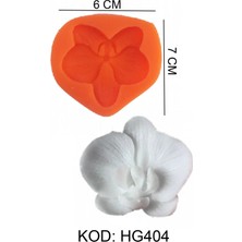 Orkide Doğa Figürlü Gıda Silikon Kalıbı