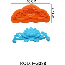 Yan Dekor Motif Figürlü Gıda Silikon Kalıbı
