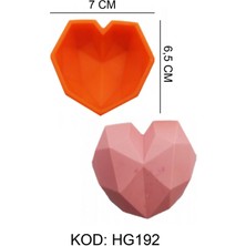 Sevgililer Günü 7cm x 6,5cm Figürlü Gıda Silikon Kalıbı