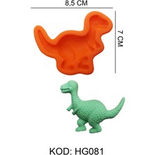 Dinazor Figürlü Gıda Silikon Kalıbı