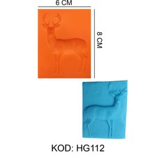 Noel Yılbaşı Figürlü Gıda Silikon Kalıbı