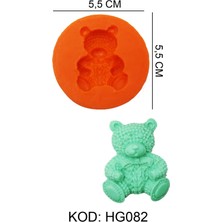 Ayıcık Figürlü Gıda Silikon Kalıbı