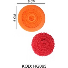 Dantel Desenli Figürlü Gıda Silikon Kalıbı
