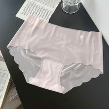 KORSEFABRİKA Trend Mood STORE 2'li Mikro Şeffaf Dikişsiz- Lazer Kesim Iz Yapmaz Ultra Ince Buz Ipeği Nefes Alabilen Külot Korse