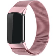 Markacase Fitbit Charge 6 Için Manyetik Metal Saat Kordonu