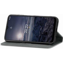 Gx Shop Nokia G21 Flip Kapak Için Kılıf Darbeye Cüzdan Deri Kılıf Basit (Yurt Dışından)