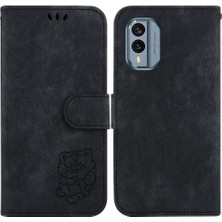 Gx Shop Nokia X30 Için Kılıf Tutucu Kapak Kart Cep Flip Folio Cüzdan Kılıf Sevimli (Yurt Dışından)