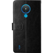 Gx Shop Nokia 1.4 Telefon Kılıfı Için Kickstand Dayanıklı Deri Cüzdan Kapak Çevirin (Yurt Dışından)