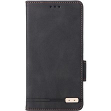 Gx Shop Kart Tutucu Kickstand Deri Folio Flip ile Nokia C21 Plus Için Kılıf (Yurt Dışından)