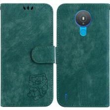 Gx Shop Nokia 1.4 Için Kılıf Cüzdan Kılıf Flip Folio Tutucu Kapak Kart Cep Sevimli (Yurt Dışından)