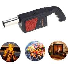 Güncel Çarşı Pilli Barbekü Mangal Şömine Ateş Elektrikli Fan Taşınabilir Hava Üfleyici