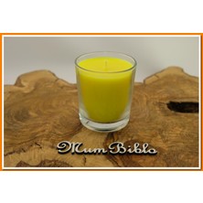Mum Biblo Bardak Mum Sarı Renk