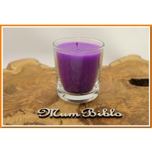 Mum Biblo Bardak Mum Mor Renk
