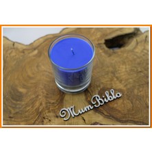Mum Biblo Bardak Mum Mavi Renk