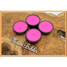 Mum Biblo Mumluk Cupcake Siyah Renk Pembe Mum