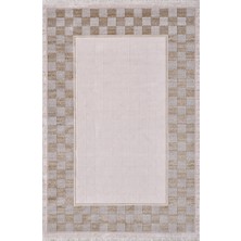 Artemis Halı Mina 09106b Bej Gold Çerçeve Desen Bambu Halı