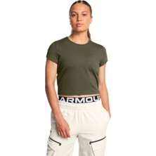 Under Armour Meridian Baby Kadın Yeşil Antrenman T-Shirt 1387729-390