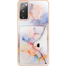 Bdt Shop Samsung Galaxy S20 Fe 5g/4g Ince Cüzdan Yumuşak Tpu Tampon Mermer (Yurt Dışından)