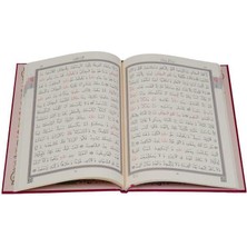 Hafız Boy Beşli Cüz Kur'an-ı Kerim (Bordo, Özel Kutulu, Mühürlü)