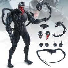 Runjing Venom Aksiyon Figürü Bebek Model Oyuncak Bebek, Venom Legends Serisi Carnage Anime Aksiyon Pvc Şekil Hareketli Karakterler Modeli Heykel Oyuncaklar Koleksiyon Masaüstü Dekorasyon S (Yurt Dışından)