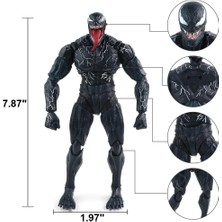 Runjing Venom Aksiyon Figürü Bebek Model Oyuncak Bebek, Venom Legends Serisi Carnage Anime Aksiyon Pvc Şekil Hareketli Karakterler Modeli Heykel Oyuncaklar Koleksiyon Masaüstü Dekorasyon S (Yurt Dışından)