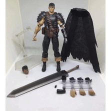 Runjing Anime Berserk: Guts Black Swordsman Figma Aksiyon Figürü Karikatür Anime Karakter Oyuncak Heykel Modeli Çok Renkli ve Koleksiyon ve Hediye (Yurt Dışından)