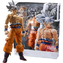 Runjing Inç Goku Aksiyon Figürü Anime Figürü, Çok Aksesuarlı Karakter Modeli ve Çoklu Eklemler Çocuklar Için En Iyi Hediye.(Beyaz Saç) (Yurt Dışından)