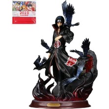 Runjing Uchiha Itachi Sıfır Anime Aksiyon Figürü 11.5 Inç Kahramanlar Heykeli Karakter Pvc Model Oyuncaklar Koleksiyonu ile Takvim (Itachi Sıfır) (Yurt Dışından)