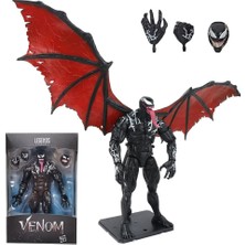 Runjing Venom Legends Serisi 7 Inç Tahsil Edilebilir Venom Anime Aksiyon Figürü Venom Oyuncak, Venom Aksiyon Figürü Pvc Eklemler Hareketli Model Karakter Heykeli Oyuncaklar Venom Bebek Fig (Yurt Dışından)