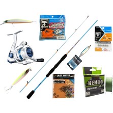 Okuma Aria 1000A Painting Silver+Okuma Fuel Spin 2.13CM 0-8gr Lrf Olta Seti