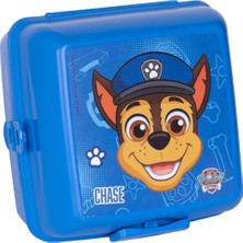 Wiggle Paw Patrol 4 Bölmeli Çocuk Beslenme Kutusu - Yemek Saklama Kabı Kaşık ve Çatallı