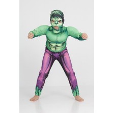 Gadget Gear Hulk Kaslı Çocuk Kostümü - Süper Kahraman Kostümü, Halloween ve Parti Kostümü