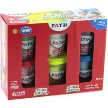 Artlantis Oyun Hamuru 6 Renk 780 gr 1 Paket Fatih Ana Renkler Okul Öncesi Kreş Anasınıfı Etkinlikleri