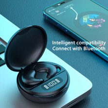 Unband YYK-790 Bluetooth 5.3 Tws Kulakiçi Su Geçirmez Gürültü Önleyici Kulaklık Ultra Ince Uyku Kulaklıkları, Ce'li - Beyaz (Yurt Dışından)