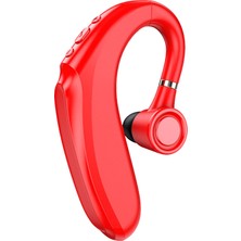 Unband Q12 300MAH Pil Tek Kulak Bluetooth Kulaklık Iş Sporları Kablosuz Müzik Çağrı Kulak Kancası Kulaklık - Kırmızı (Yurt Dışından)