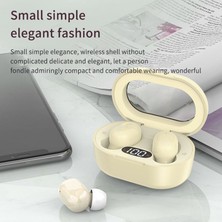 Unband E8S Mini Tws Bluetooth Kulaklık Dijital Ekran Hifi Stereo Kablosuz Dokunmatik Kulak Içi Kulaklık - Beyaz (Yurt Dışından)