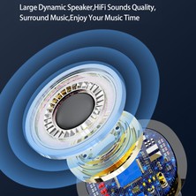 Unband B021 Kablosuz Bluetooth Kulaklık Şeffaf Tws Kulaklıklar Düşük Gecikmeli Kulaklıklar - Beyaz (Yurt Dışından)
